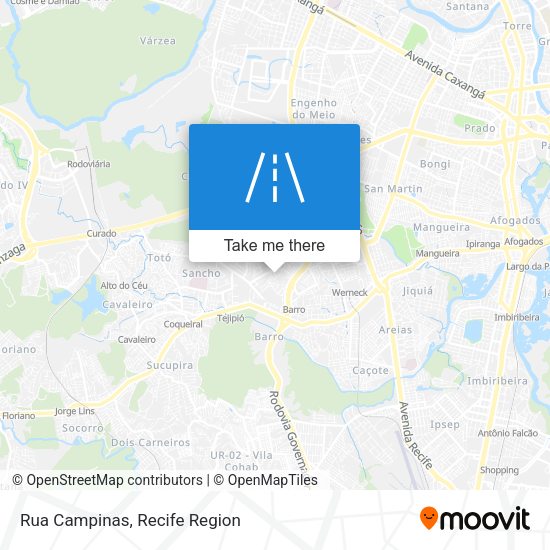 Rua Campinas map