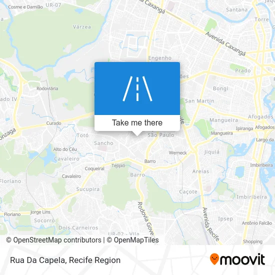 Rua Da Capela map