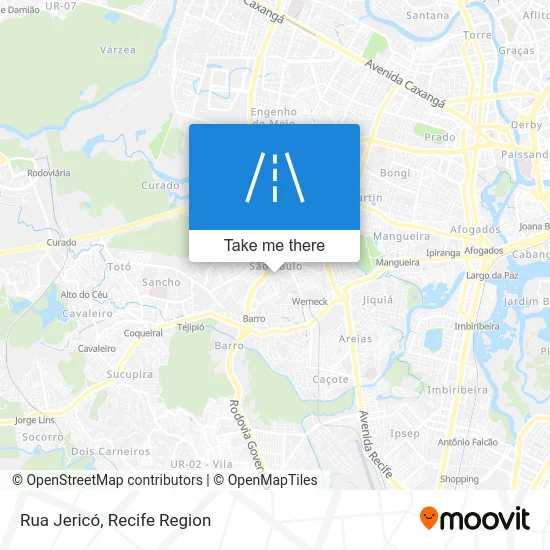 Rua Jericó map