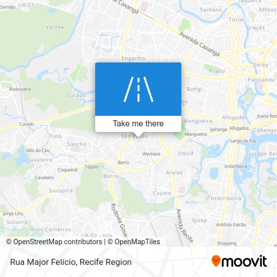 Rua Major Felício map