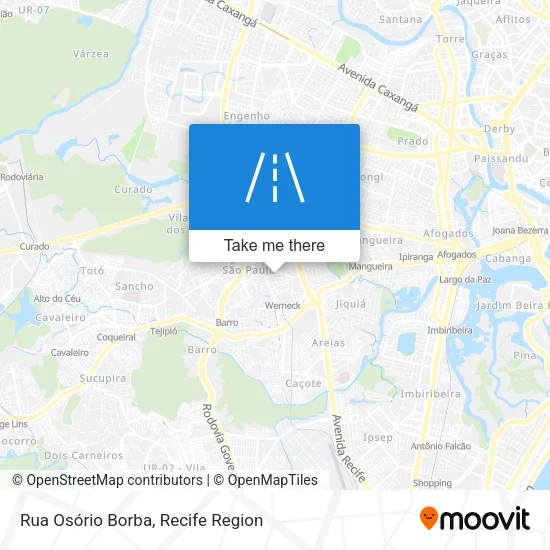 Rua Osório Borba map