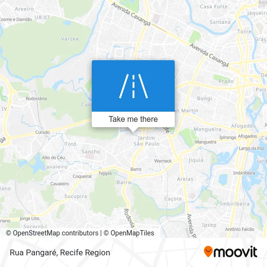 Rua Pangaré map