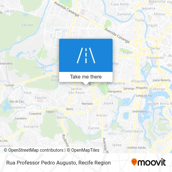 Rua Professor Pedro Augusto map