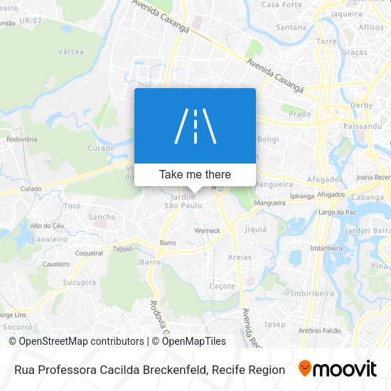 Rua Professora Cacilda Breckenfeld map
