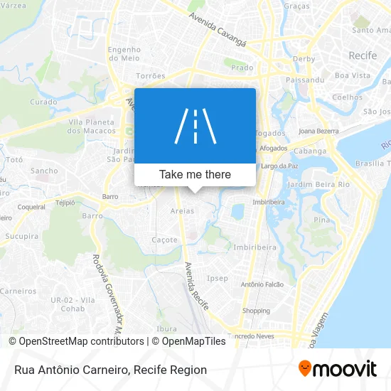 Rua Antônio Carneiro map