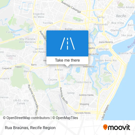 Rua Braúnas map
