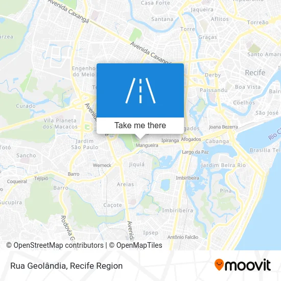 Rua Geolândia map