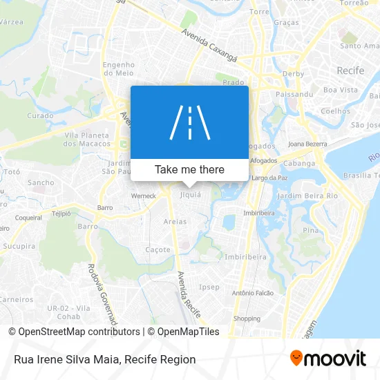 Rua Irene Silva Maia map