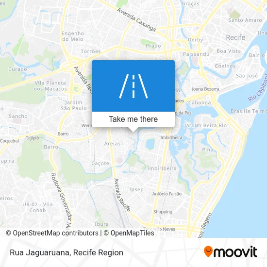 Rua Jaguaruana map