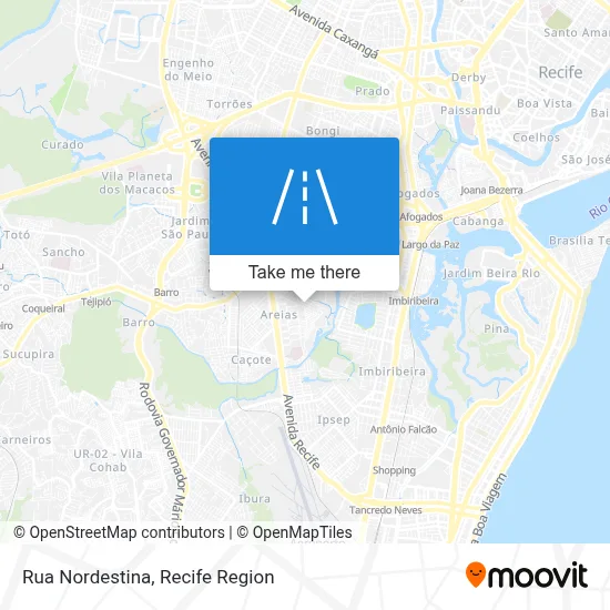 Rua Nordestina map