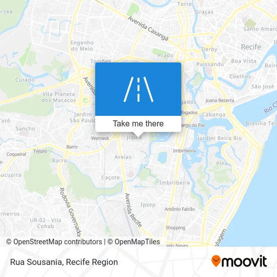 Rua Sousania map