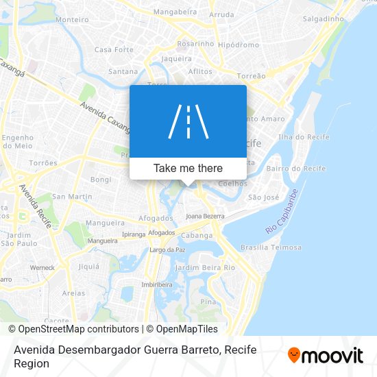 Avenida Desembargador Guerra Barreto map