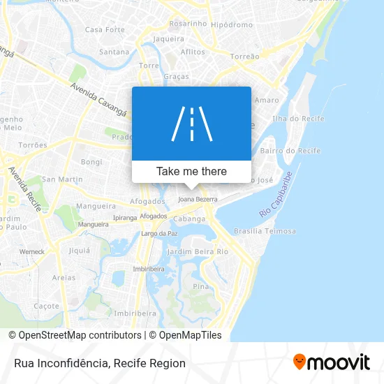 Rua Inconfidência map