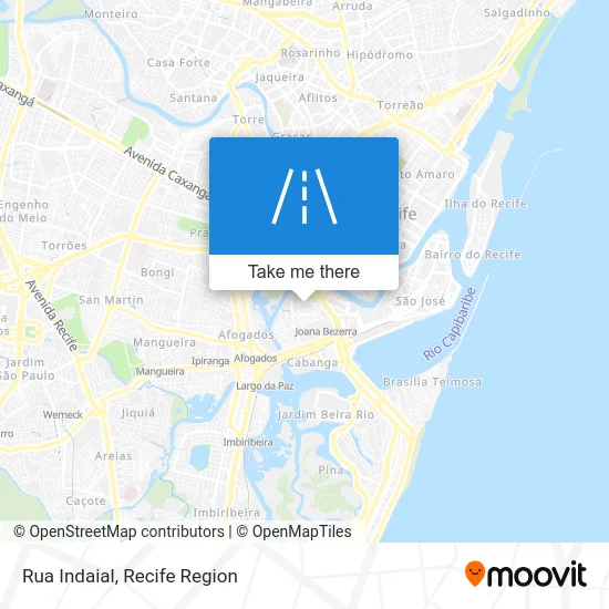 Rua Indaial map