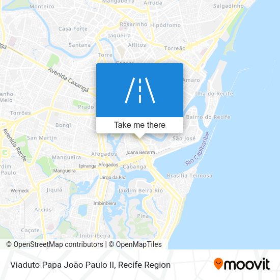 Viaduto Papa João Paulo II map
