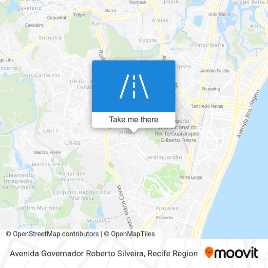 Avenida Governador Roberto Silveira map