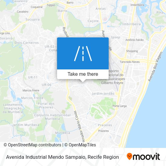 Avenida Industrial Mendo Sampaio map
