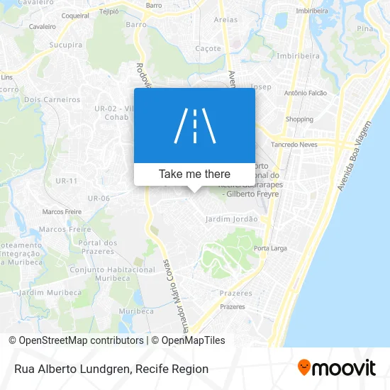 Rua Alberto Lundgren map