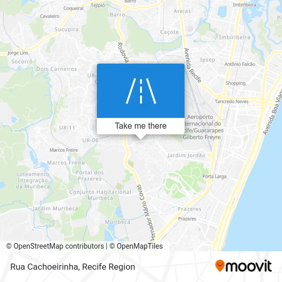 Rua Cachoeirinha map