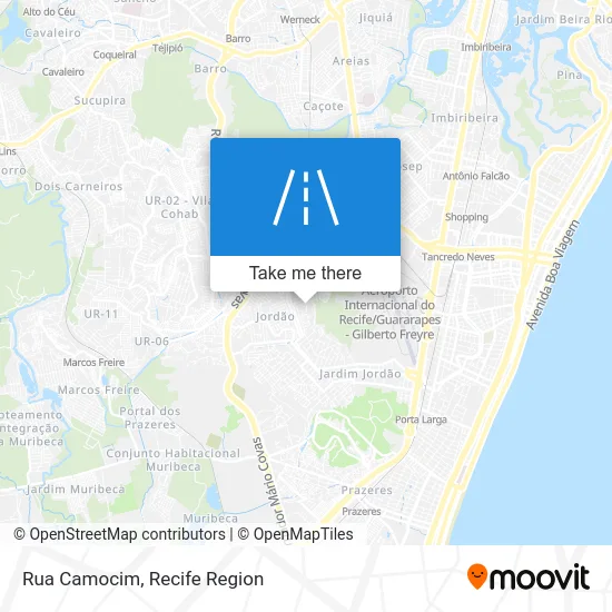 Rua Camocim map