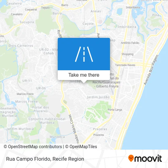 Rua Campo Florido map