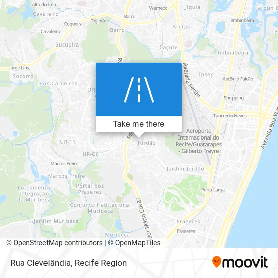 Rua Clevelândia map