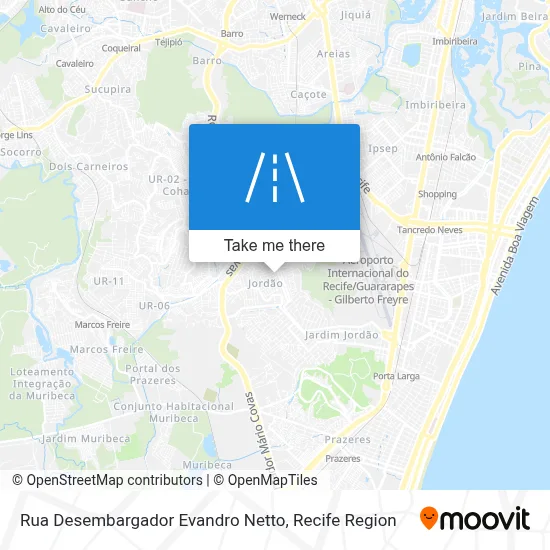 Rua Desembargador Evandro Netto map