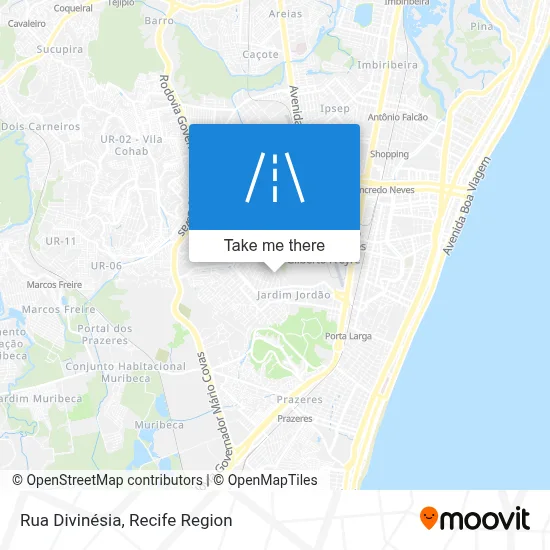 Rua Divinésia map