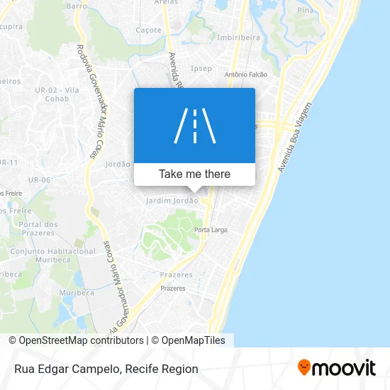 Rua Edgar Campelo map