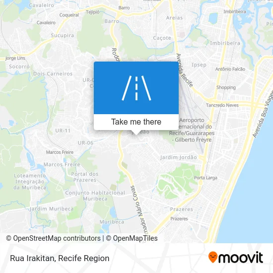 Rua Irakitan map