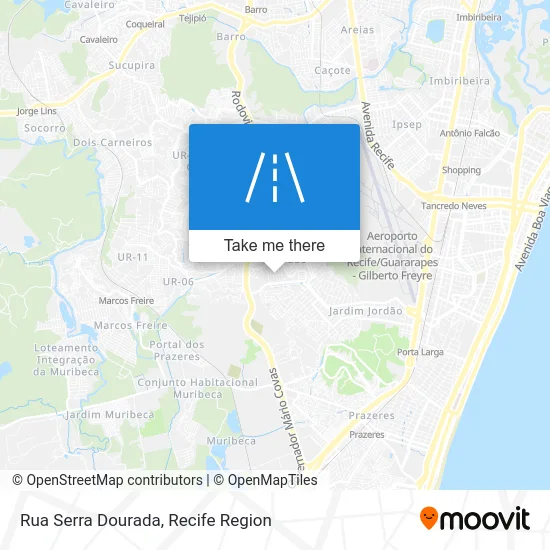 Rua Serra Dourada map