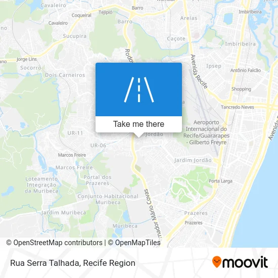 Rua Serra Talhada map