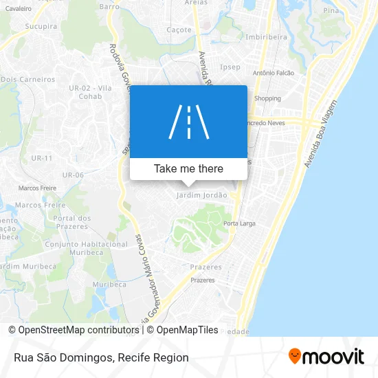 Rua São Domingos map