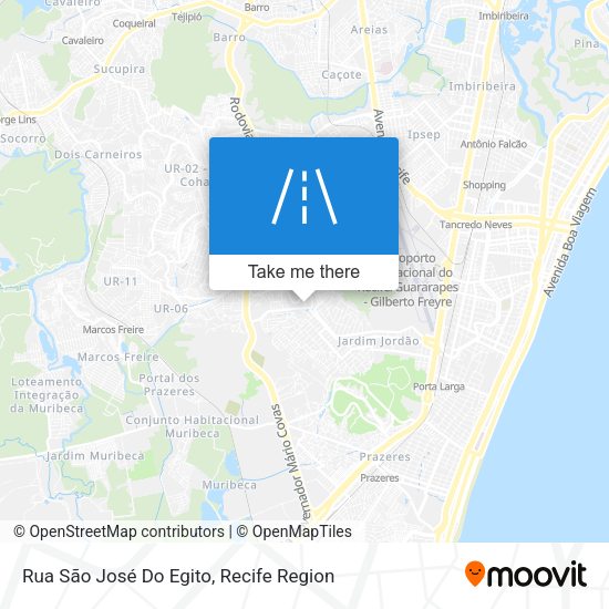 Rua São José Do Egito map