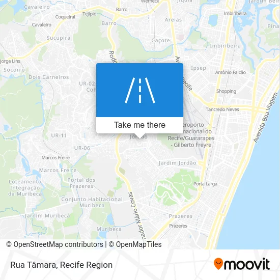 Rua Tâmara map