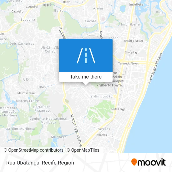 Rua Ubatanga map
