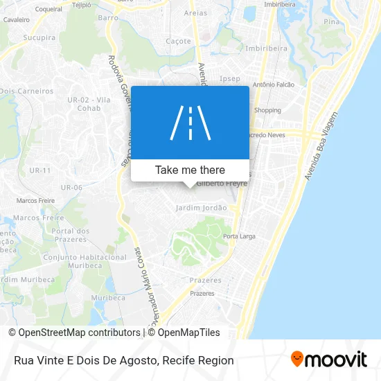 Rua Vinte E Dois De Agosto map
