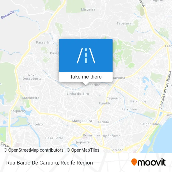 Rua Barão De Caruaru map