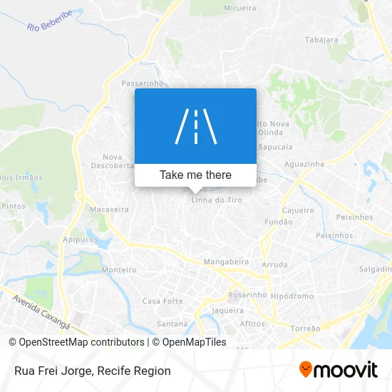 Rua Frei Jorge map