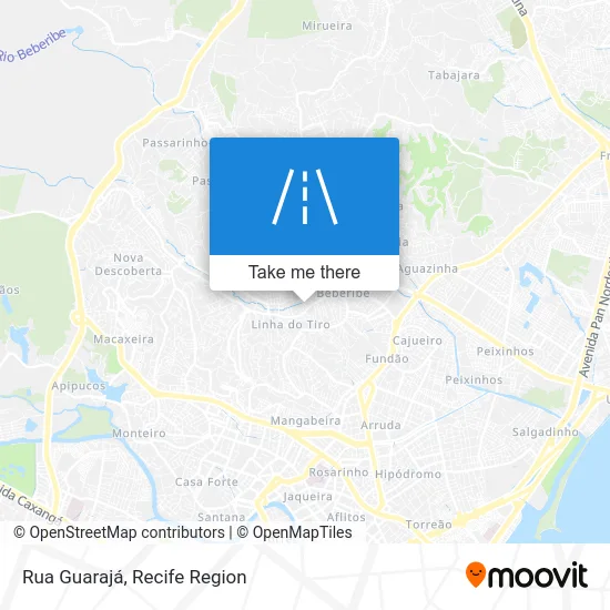 Rua Guarajá map