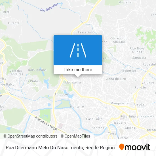 Rua Dilermano Melo Do Nascimento map