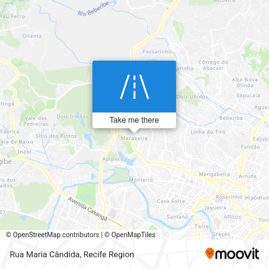 Rua Maria Cândida map