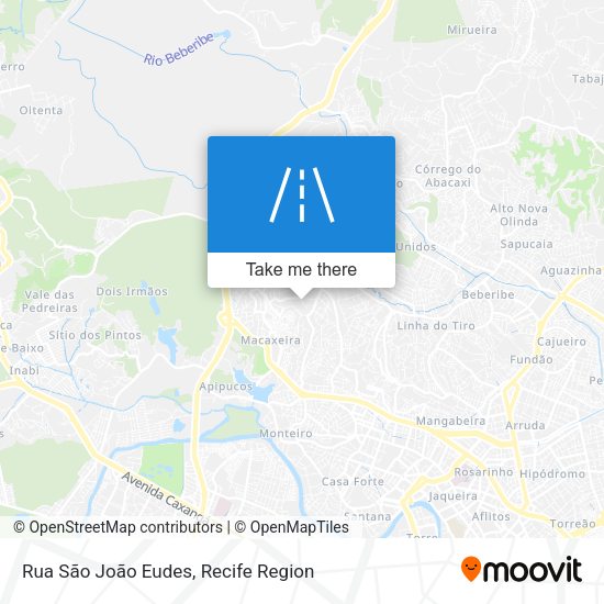 Rua São João Eudes map