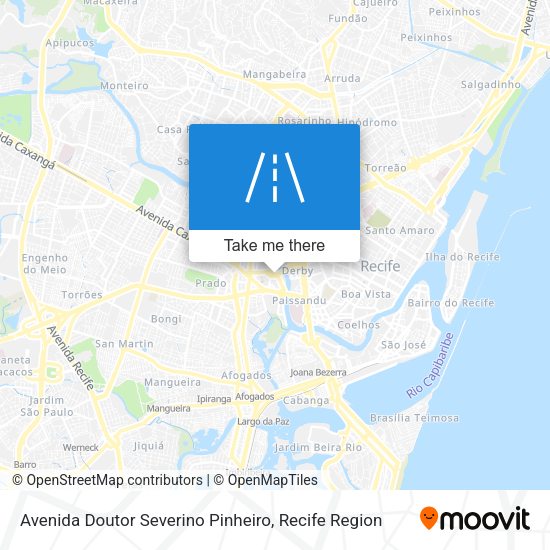 Avenida Doutor Severino Pinheiro map