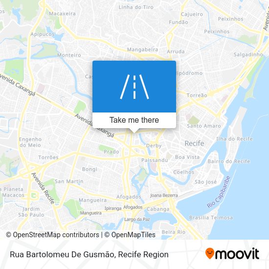 Rua Bartolomeu De Gusmão map