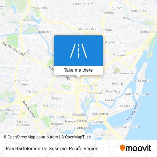 Rua Bartolomeu De Gusmão map