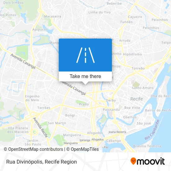 Rua Divinópolis map