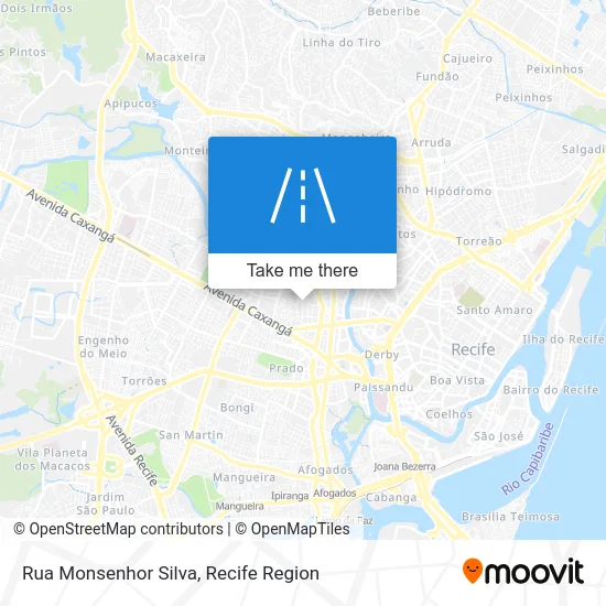 Rua Monsenhor Silva map
