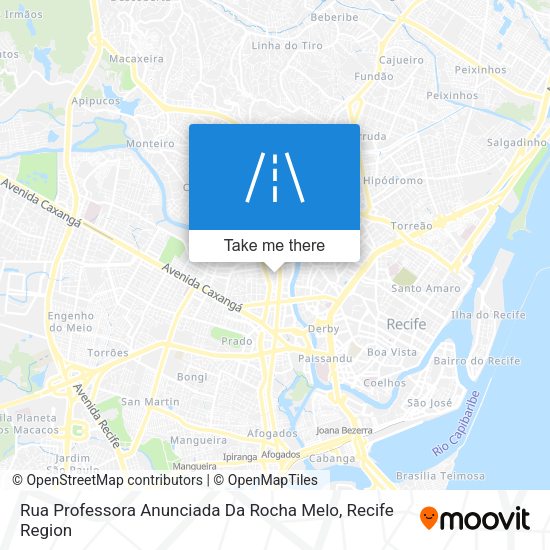 Rua Professora Anunciada Da Rocha Melo map