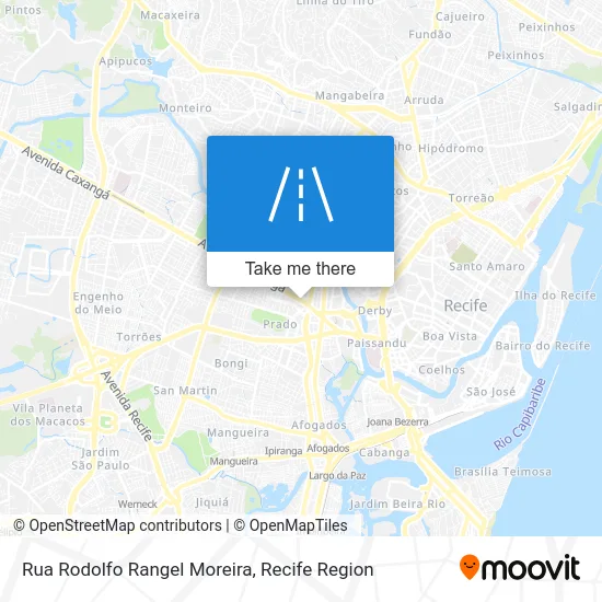Rua Rodolfo Rangel Moreira map